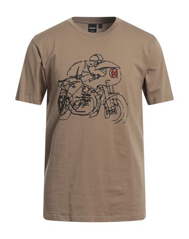 Deus Ex Machina Man T-shirt Brown Size Xl Organic Cotton