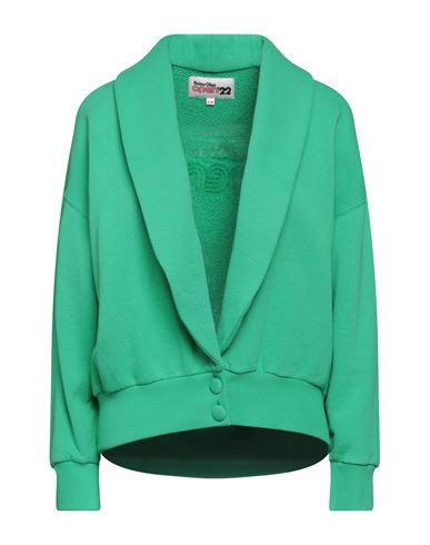 Reina Olga Woman Sweatshirt Green Size M/l Cotton