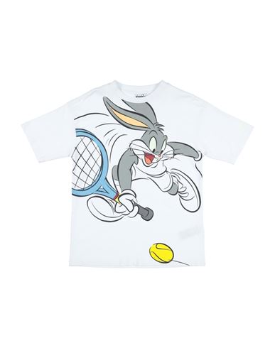 Diadora Babies'  Ju. T-shirt Ss Wb Toddler T-shirt White Size 6 Cotton