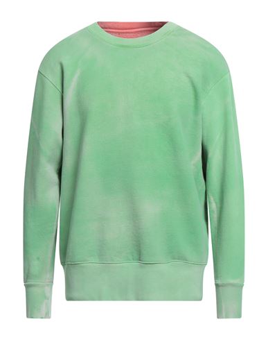 Notsonormal Man Sweatshirt Green Size S Cotton