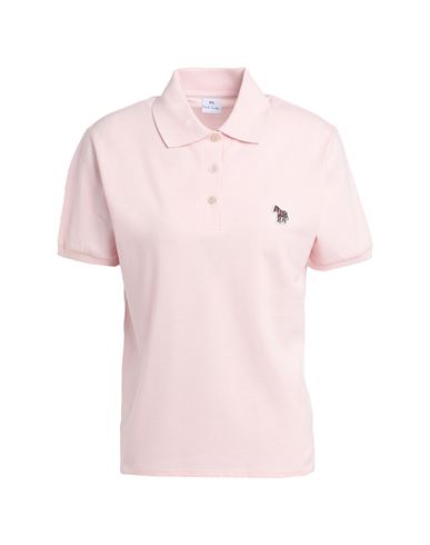 Shop Ps By Paul Smith Ps Paul Smith Woman Polo Shirt Light Pink Size Xs Cotton