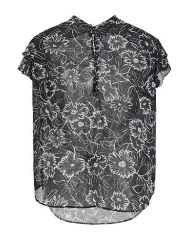 Polo Ralph Lauren Woman Blouse Black Size Xl Polyester