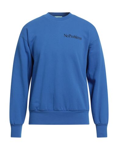 Aries Man Sweatshirt Blue Size L Cotton