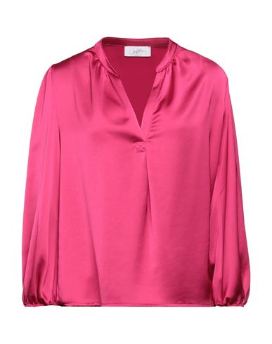 Soallure Woman Blouse Fuchsia Size 8 Polyester In Pink