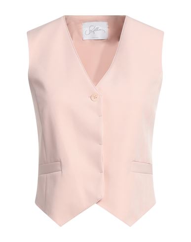 Soallure Woman Vest Light Pink Size 2 Polyester, Elastane