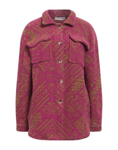 Boutique De La Femme Woman Shirt Fuchsia Size Onesize Polyester, Wool, Elastane In Pink