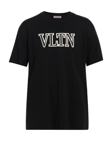 Valentino Man T-shirt Black Size Xl Polyester