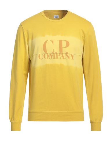 C.p. Company C. P. Company Man Sweatshirt Ocher Size Xxl Cotton In Yellow