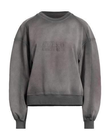 Alberta Ferretti Woman Sweatshirt Grey Size 8 Cotton, Elastane In Gray