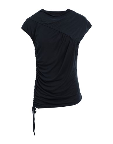 Topshop Woman T-shirt Black Size S Modal, Polyester