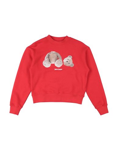 Shop Palm Angels Toddler Boy Sweatshirt Red Size 6 Cotton, Elastane