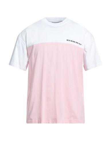 Vtmnts Man T-shirt Pink Size M Cotton