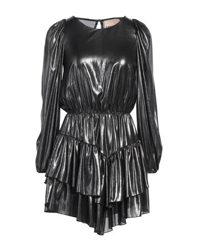 Shop Aniye By Woman Mini Dress Steel Grey Size 10 Polyester
