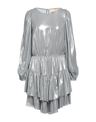 Aniye By Woman Short Dress Silver Size 8 Polyester