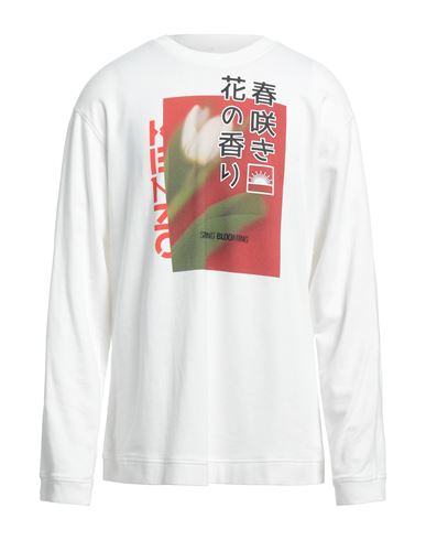 Kenzo Man Sweatshirt White Size Xl Cotton