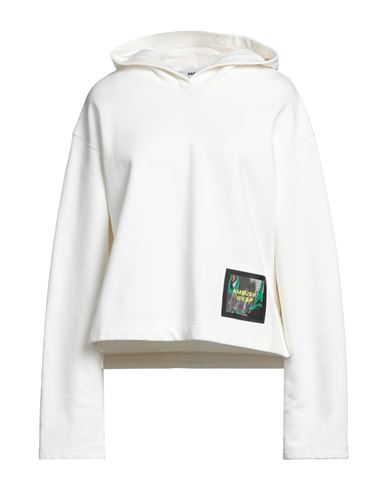 Ambush Woman Sweatshirt Off White Size M Cotton, Polyester