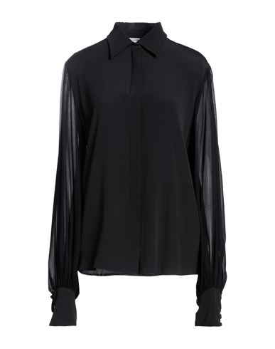 Maria Vittoria Paolillo Mvp Woman Shirt Black Size 6 Acetate, Silk, Viscose