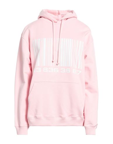 VTMNTS VTMNTS WOMAN SWEATSHIRT LIGHT PINK SIZE XL COTTON, POLYESTER