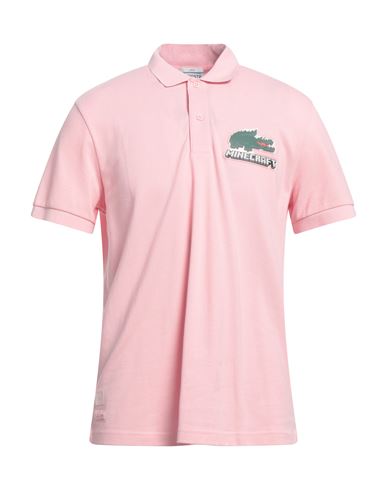 Lacoste Man Polo Shirt Pink Size Xxl Cotton