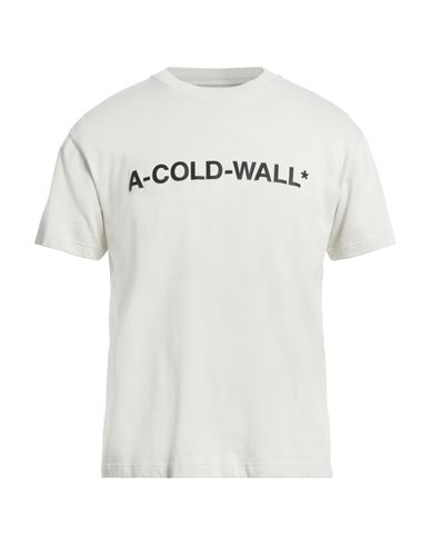 Shop A-cold-wall* Man T-shirt Beige Size S Cotton