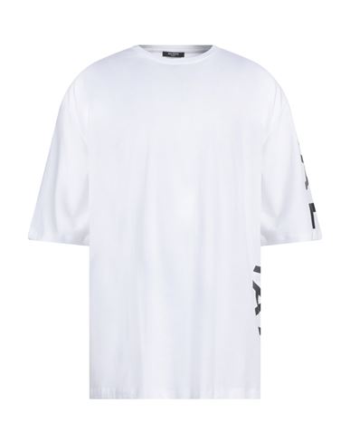 Balmain Man T-shirt White Size Xl Cotton