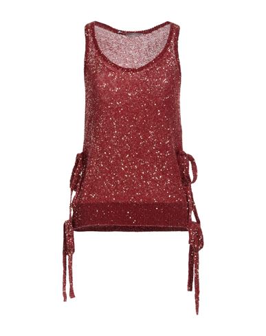 Stella Mccartney Woman Top Burgundy Size 2-4 Polyamide, Polyester In Red
