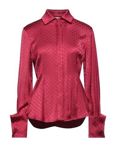 Maria Vittoria Paolillo Mvp Woman Shirt Garnet Size 6 Viscose, Elastane In Red