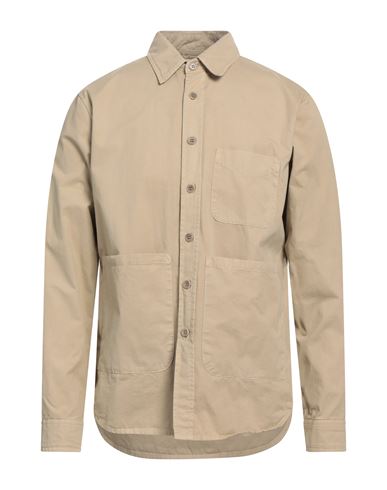 Aspesi Man Shirt Sand Size L Cotton In Beige