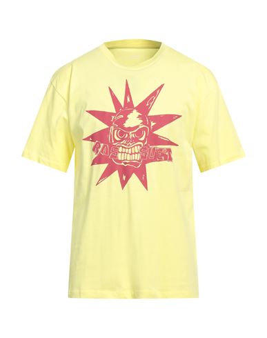 Rassvet Man T-shirt Yellow Size L Cotton