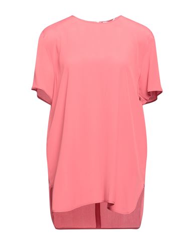 Simona Corsellini Woman Top Pink Size Xl Acetate, Silk