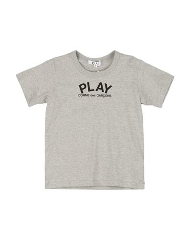 Comme Des Garçons Play Babies'  Toddler Boy T-shirt Grey Size 6 Cotton