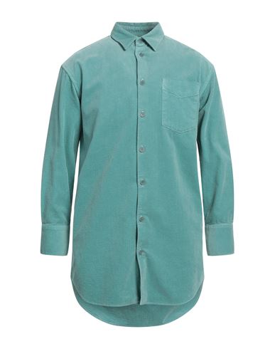 Aspesi Man Shirt Light Green Size Xxs Cotton