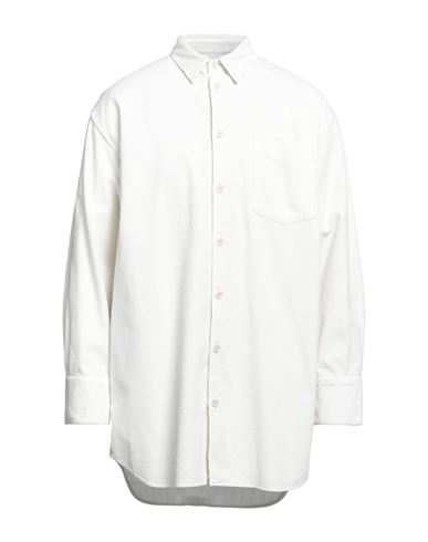 Aspesi Man Shirt Cream Size M Cotton In White
