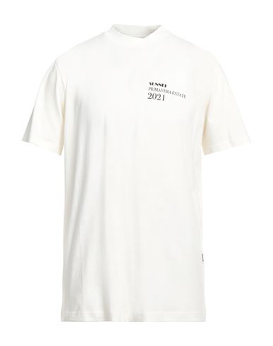 Sunnei Man T-shirt White Size L Cotton