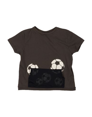 Yporqué Babies'  Toddler T-shirt Steel Grey Size 4 Cotton