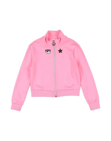 Chiara Ferragni Babies'  Toddler Girl Sweatshirt Pink Size 5 Cotton, Polyamide