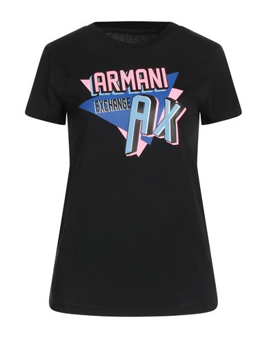 Armani Exchange Woman T-shirt Black Size Xxl Cotton