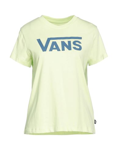Vans Woman T-shirt Light Green Size Xl Cotton