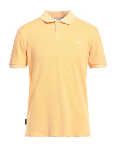 Woolrich Short-sleeved Polo Shirt In Yellow