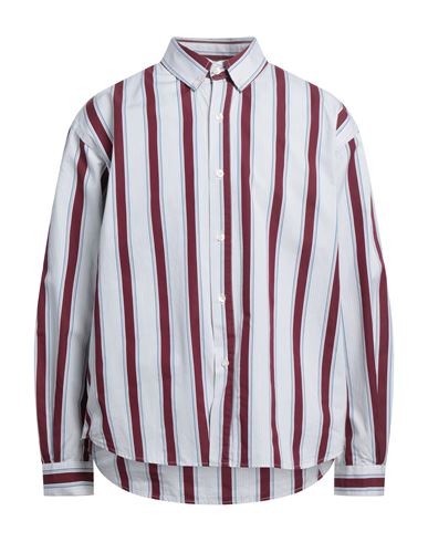 Amish Man Shirt Burgundy Size Xl Cotton In Red