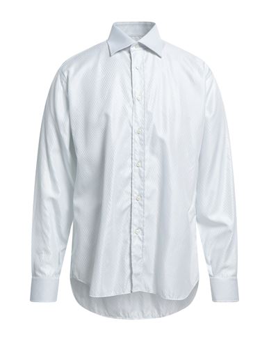 Ingram Man Shirt Light Grey Size 18 Cotton, Viscose