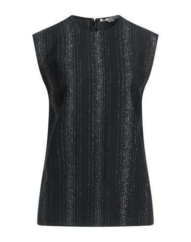 Stella Mccartney Woman Top Black Size 6-8 Wool, Polyester