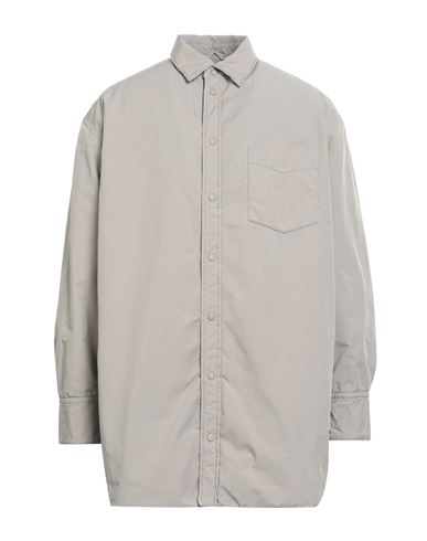Aspesi Man Shirt Grey Size Xl Polyester, Polyamide