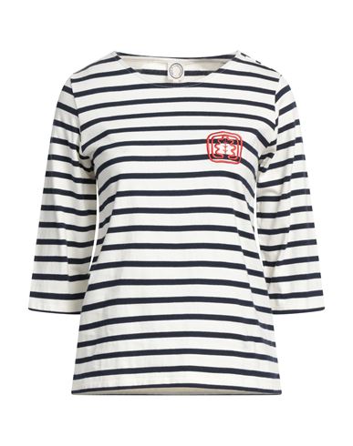 Ines De La Fressange Paris Woman T-shirt Midnight Blue Size Xs Cotton