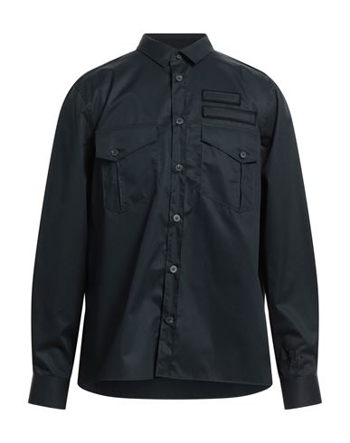 Neil Barrett Man Shirt Black Size L Cotton
