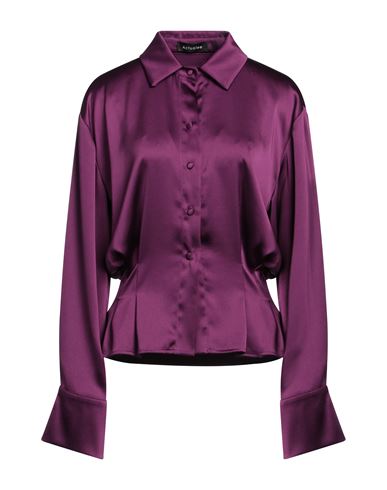 ACTUALEE ACTUALEE WOMAN SHIRT MAUVE SIZE 8 POLYESTER