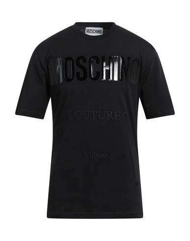 Moschino Man T-shirt Black Size 38 Cotton