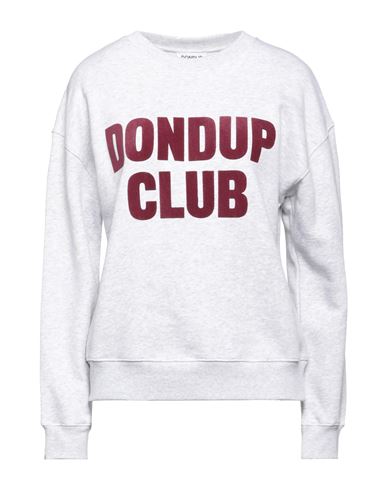 Dondup Woman Sweatshirt Grey Size Xl Cotton