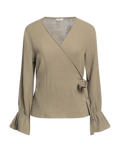 Only Woman Shirt Military Green Size M Cotton