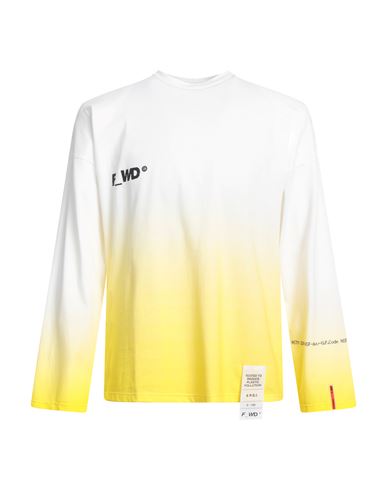 F Wd F_wd Man T-shirt Yellow Size Xs Cotton, Polyester